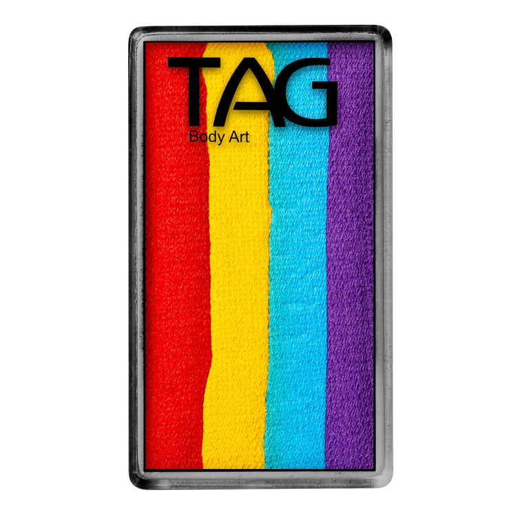 TAG Body Art One Stroke Rainbow Four split cake 30g TAG Body Art One Stroke Rainbow Four split cake 30g