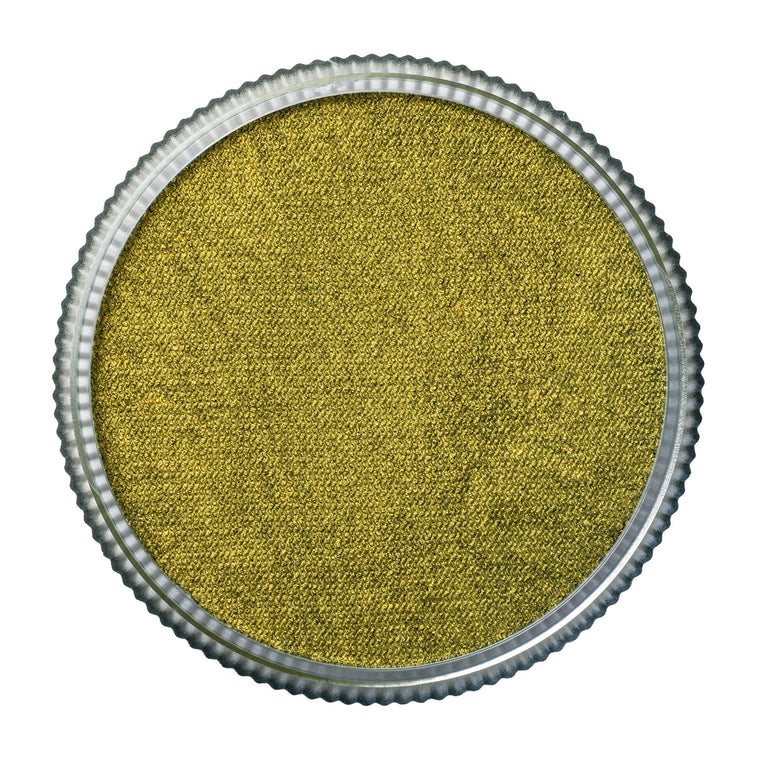 TAG Pearl Bronze Green face paint 32g colour swatch top view TAG Pearl Bronze Green face paint 32g colour swatch top view