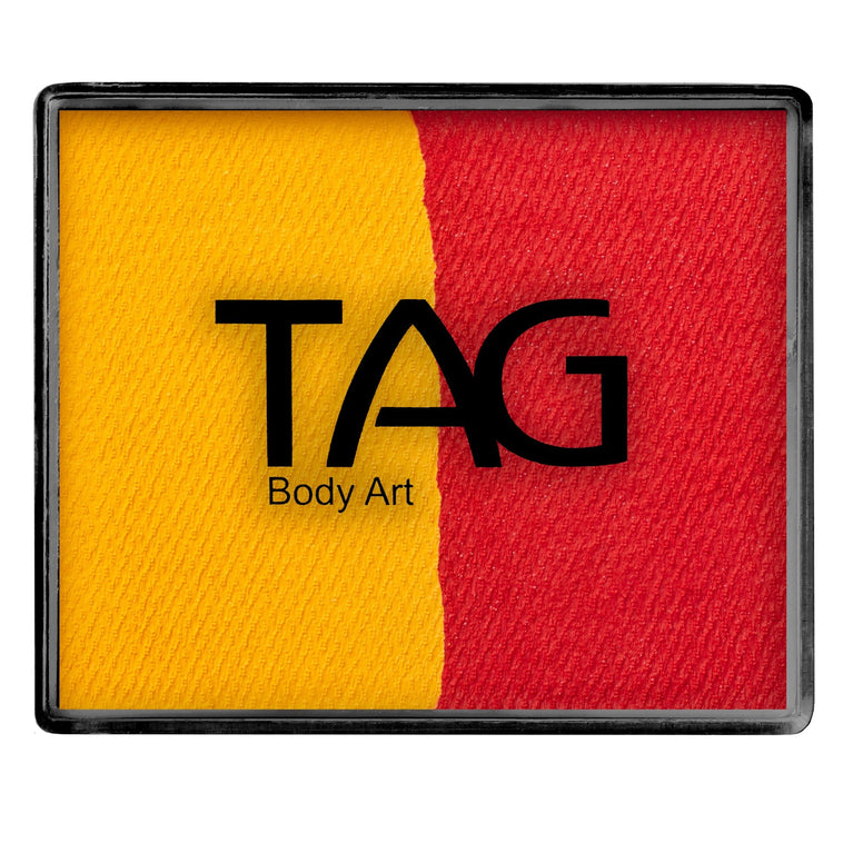 TAG Body Art Split Cake Golden Orange / Red 50g TAG Body Art Split Cake Golden Orange / Red 50g