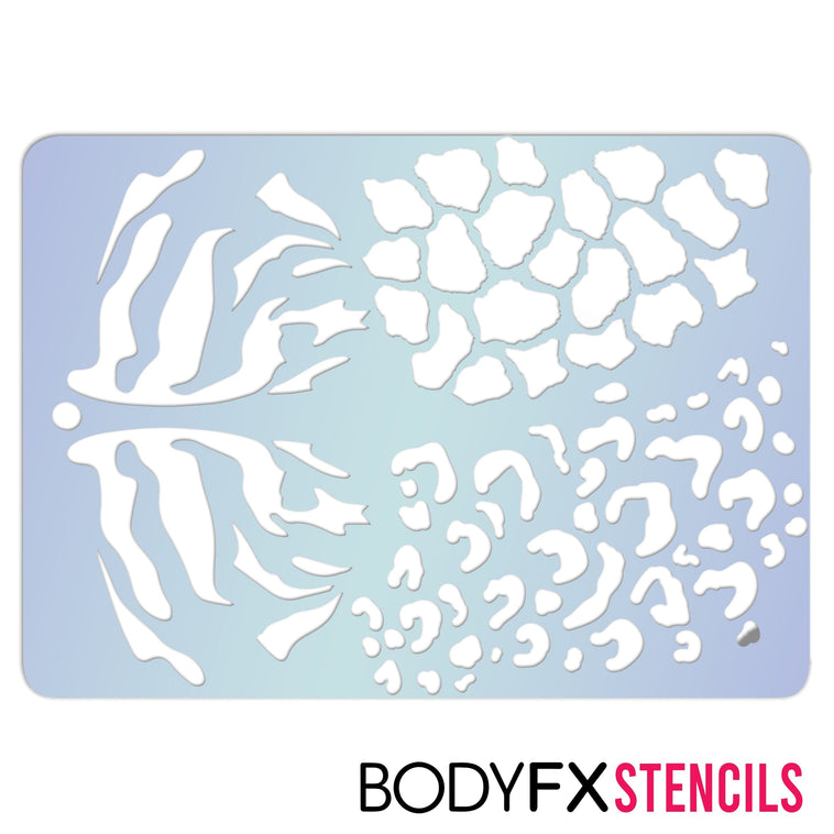 Animal Print Stencil Animal Print Stencil