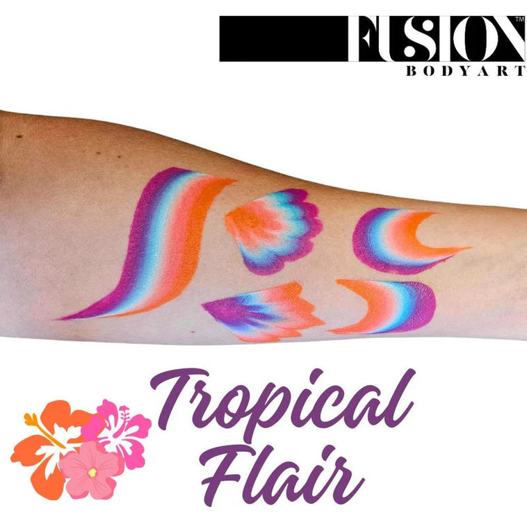 One Stroke - Tropical Flair One Stroke - Tropical Flair