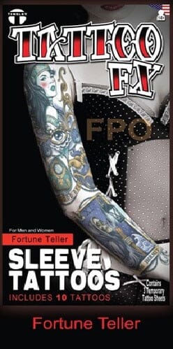 Temporary Tattoos- Fortune Teller Sleeve Temporary Tattoos- Fortune Teller Sleeve
