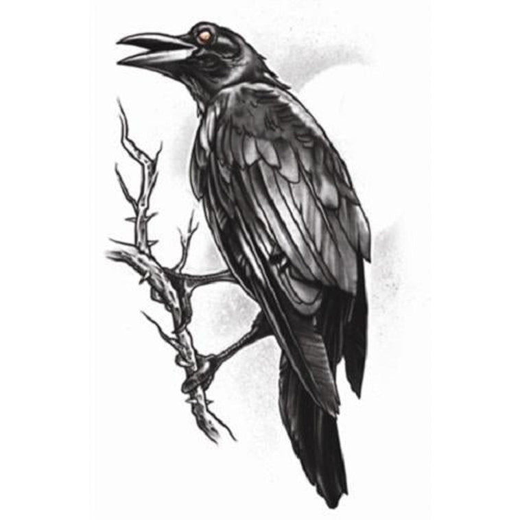 Temporary Tattoos- The Raven Temporary Tattoos- The Raven