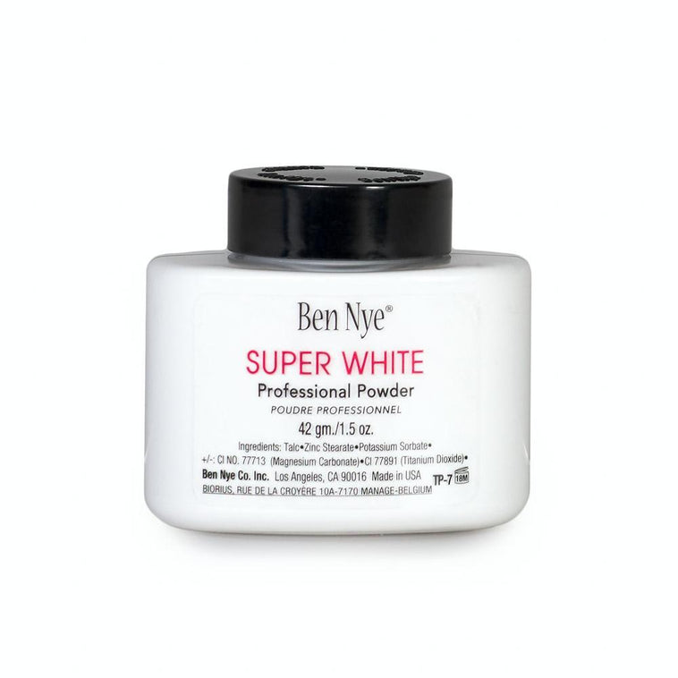 Ben Nye Professional Powder- Super White Ben Nye Professional Powder- Super White