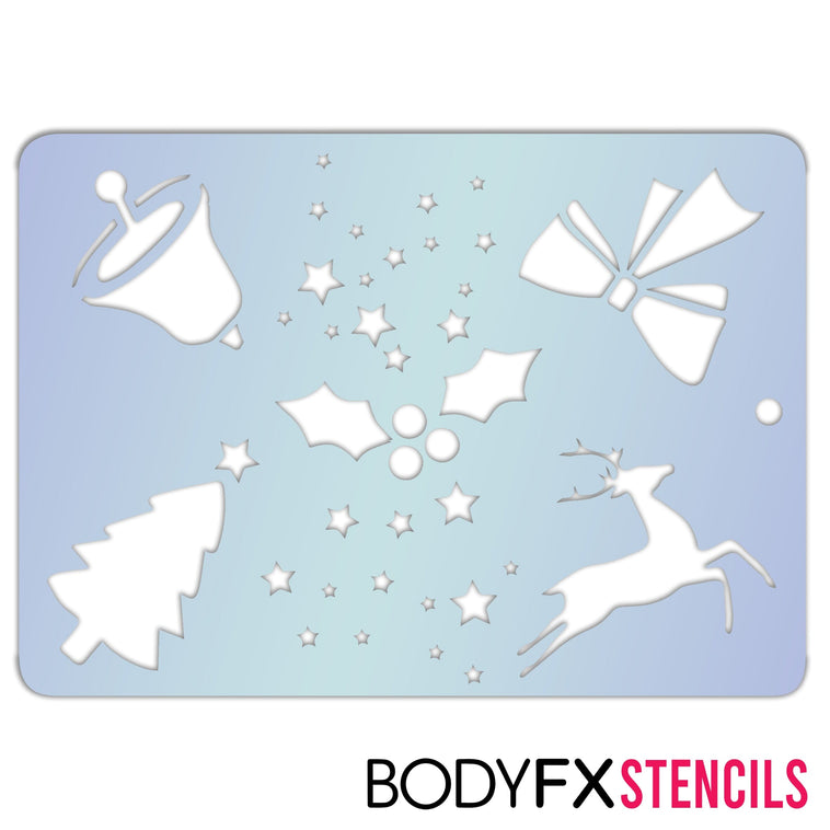 Christmas Themed Stencil Christmas Themed Stencil