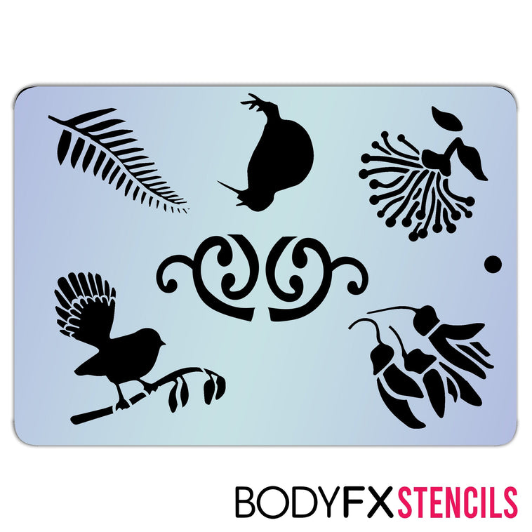 Kiwiana Stencil Kiwiana Stencil