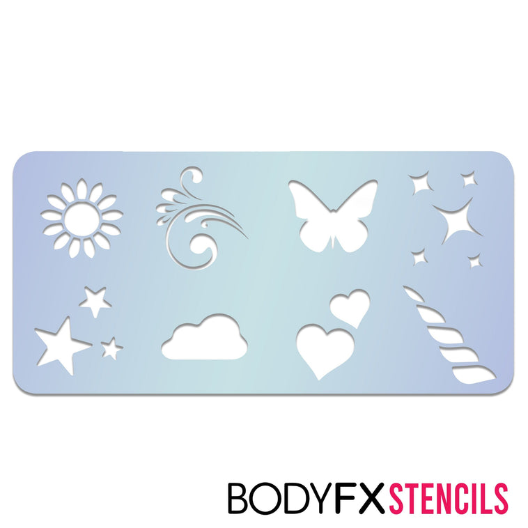 Palette Stencil - Summer Party Palette Stencil - Summer Party