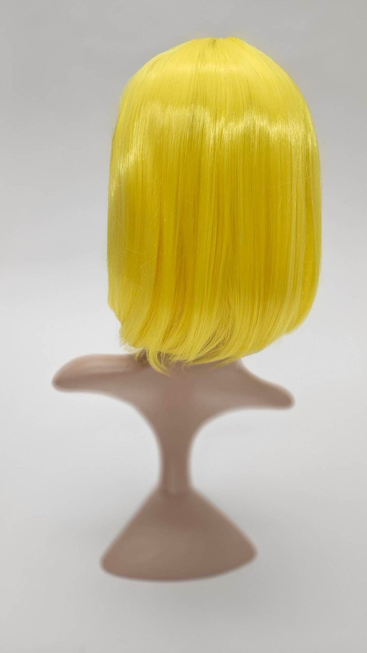 Summer- Yellow Bob with Fringe Wig Summer- Yellow Bob with Fringe Wig