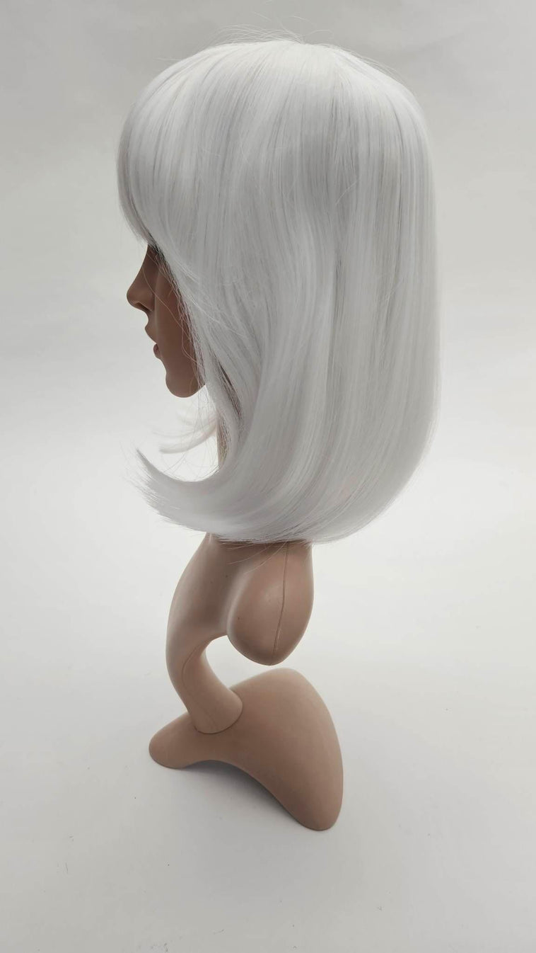 Tia - White Bob with Fringe Wig Tia - White Bob with Fringe Wig