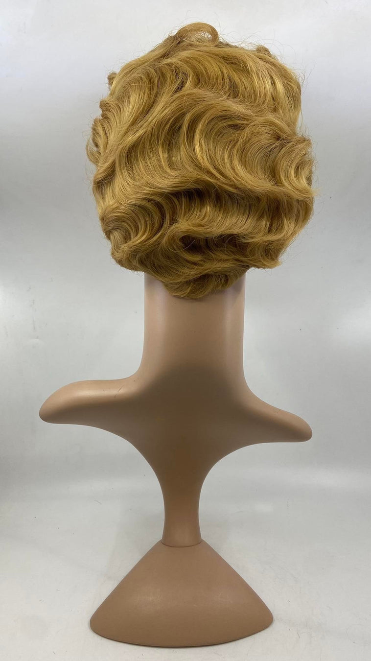 WIG- DARK BLONDE- FINGER WAVED WIG- DARK BLONDE- FINGER WAVED