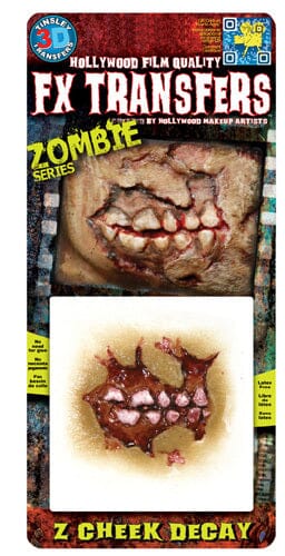Zombie Cheek Decay 3D FX Transfers Zombie Cheek Decay 3D FX Transfers