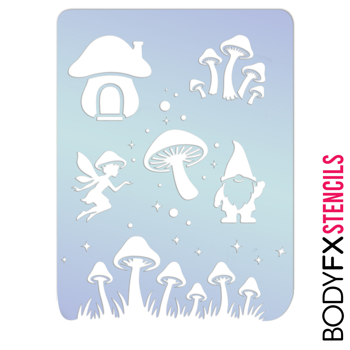 Mushroom Magic Stencil