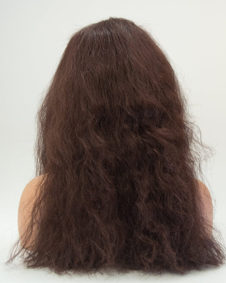 Dark Brown 55cm Synthetic Hair Wig