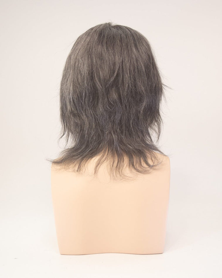 Dark Grey 35cm Lace Front Human Hair Wig