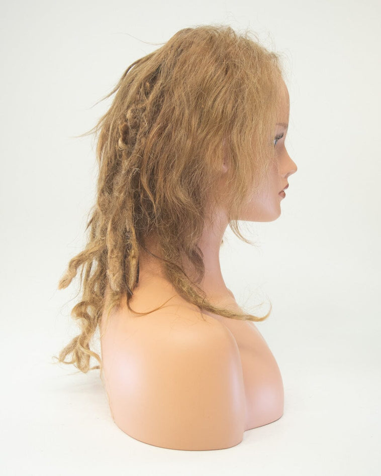 Dirty Blond 40cm Lace Front Human Hair Wig