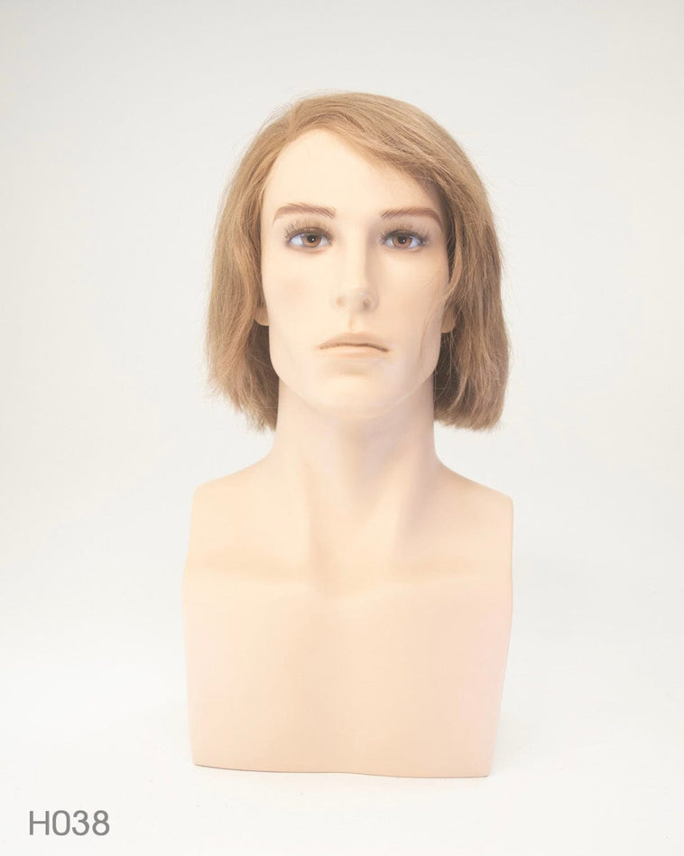 Light Brown 35cm Lace Front Human Hair Wig