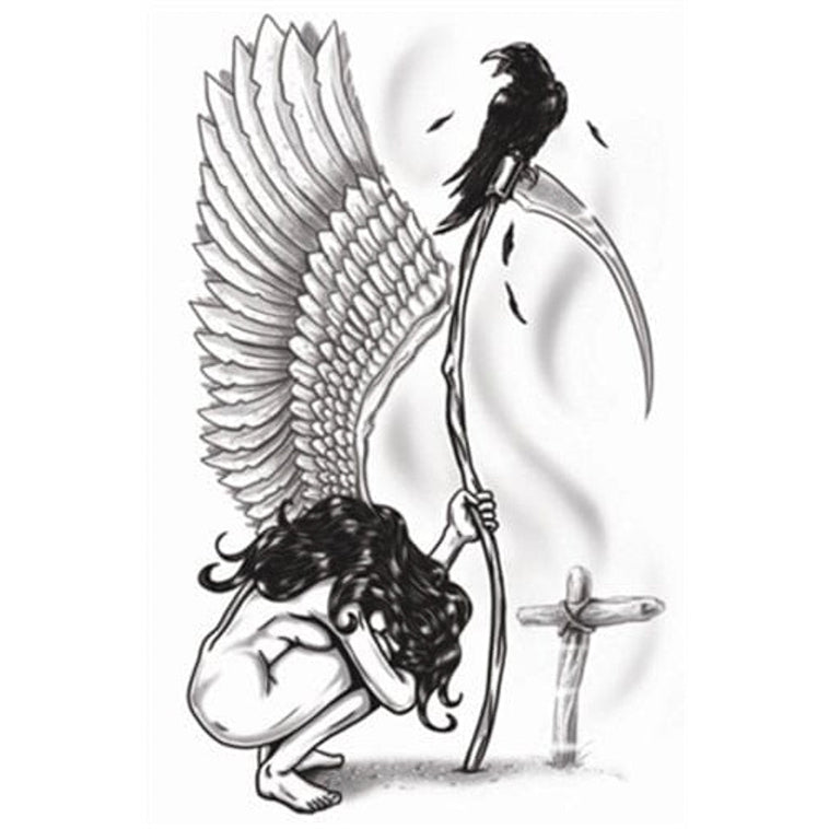 Temporary Tattoos- Angel Of Death