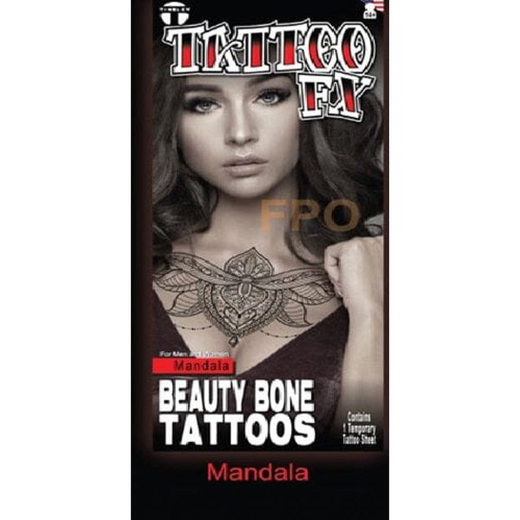 Temporary Tattoos- Beauty Bones Mandala
