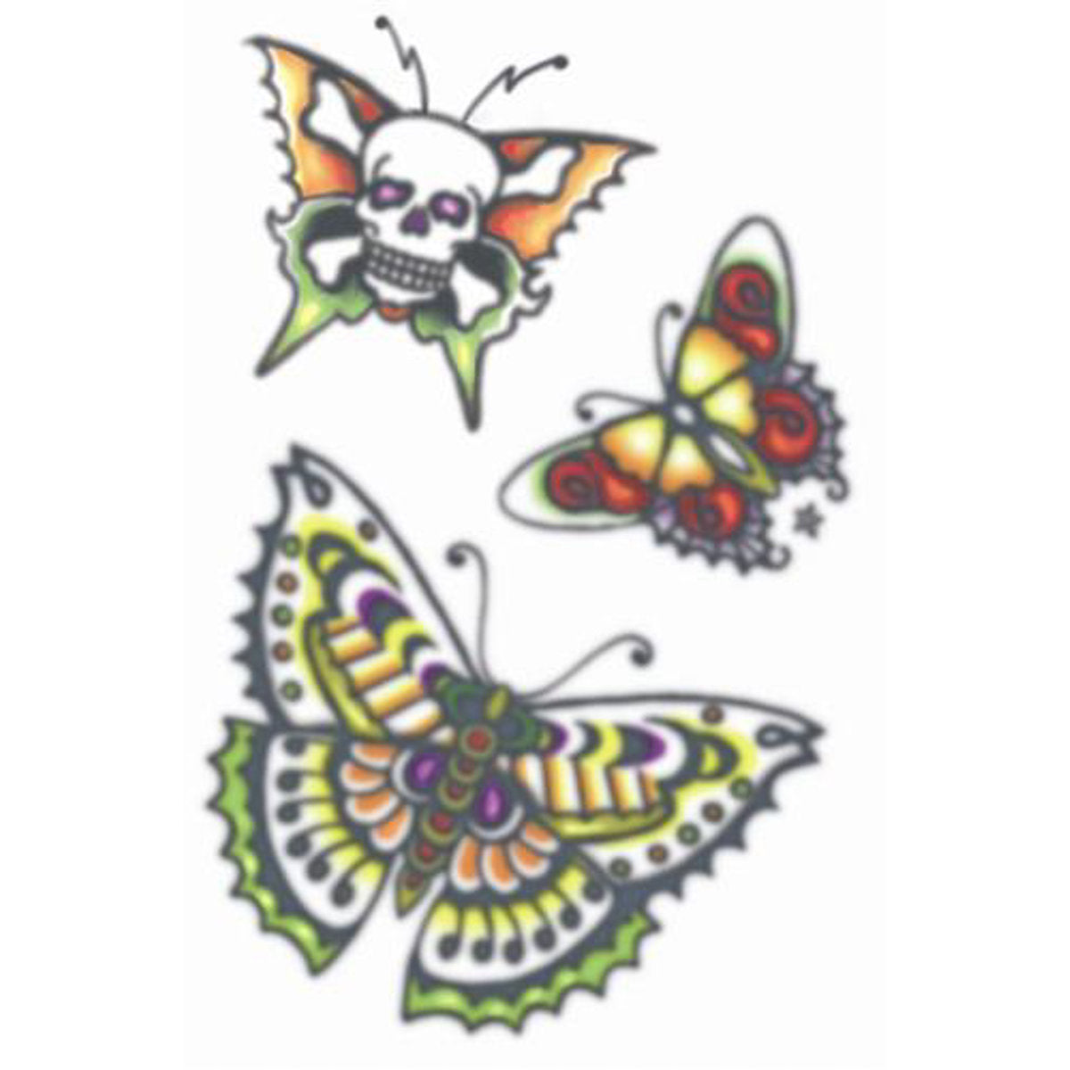 Temporary Tattoos- Butterflies 1960