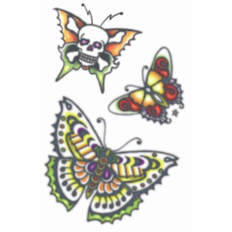 Temporary Tattoos- Butterflies 1960