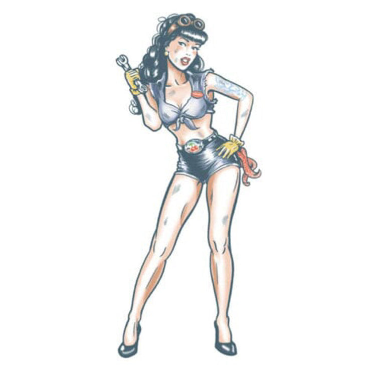 Temporary Tattoos- Mechanic Girl