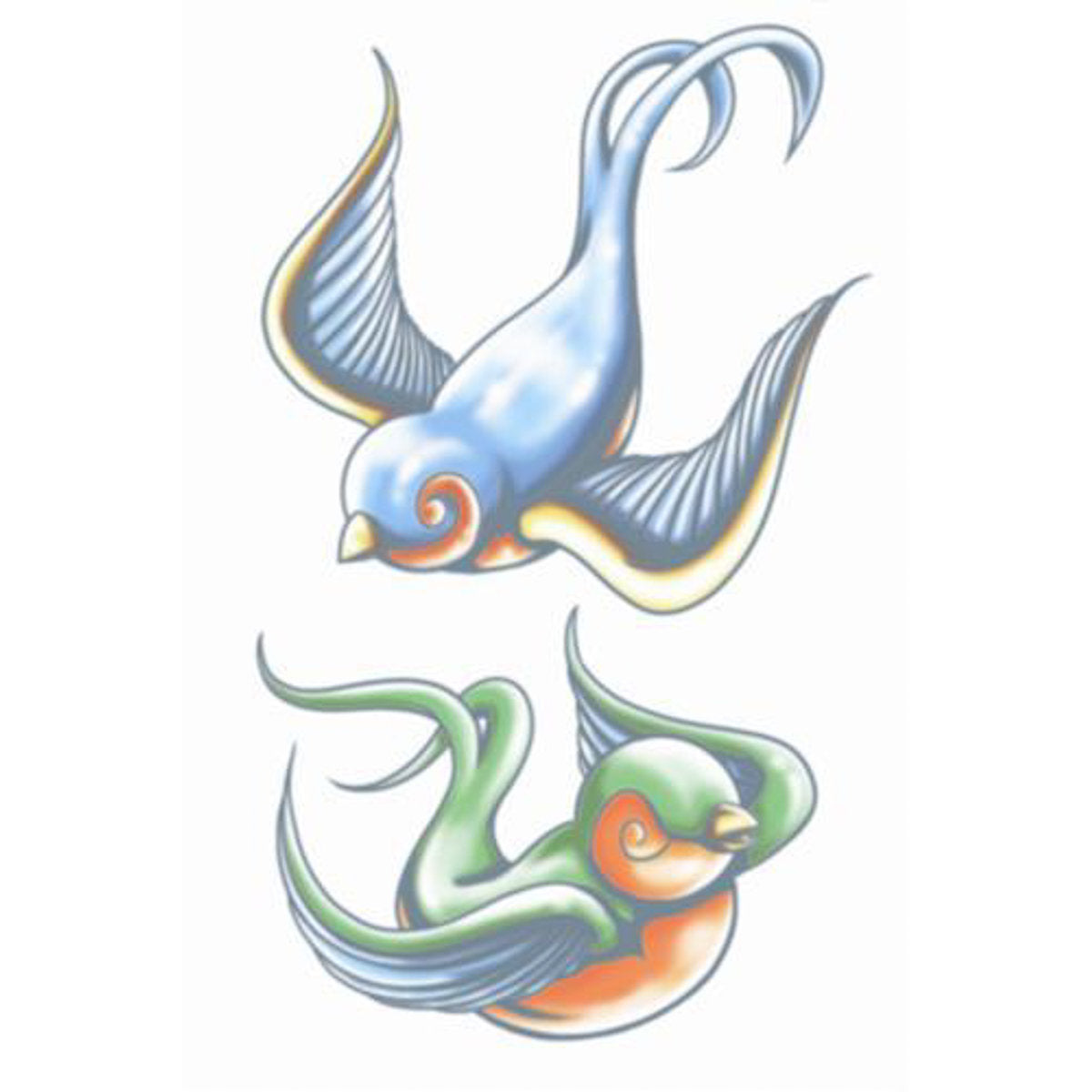 Temporary Tattoos- Swallows
